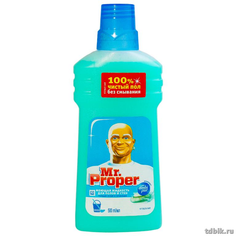 Средство для мытья полов Mr. Proper, 1000 мл "Горный ручей"