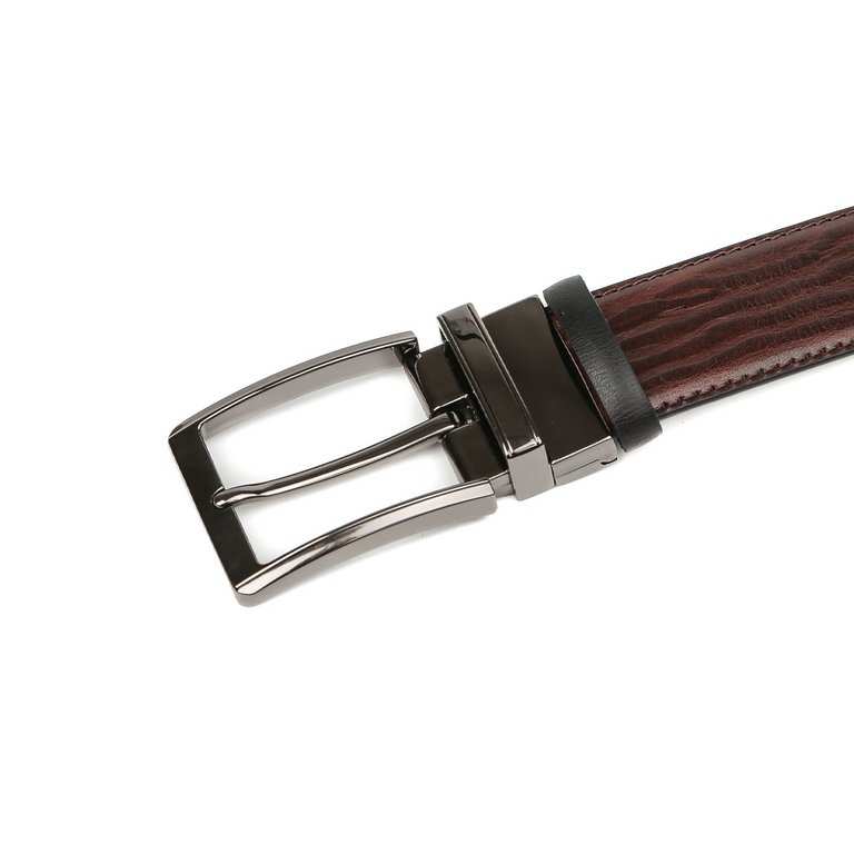 Ремень FABRETTI мужской, натуральная кожа, размер 120, коричневый
