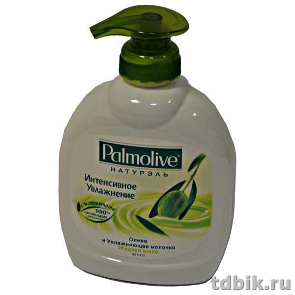 Мыло жидкое Palmolive с дозатором Оливковое молочко, 300 мл. интенсивное увлажнение