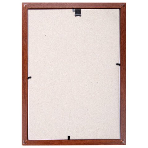 Рамка для фотографий 21*30 см дерево цв. итальянский орех (вставка стекло) STAFF (багет 18мм)