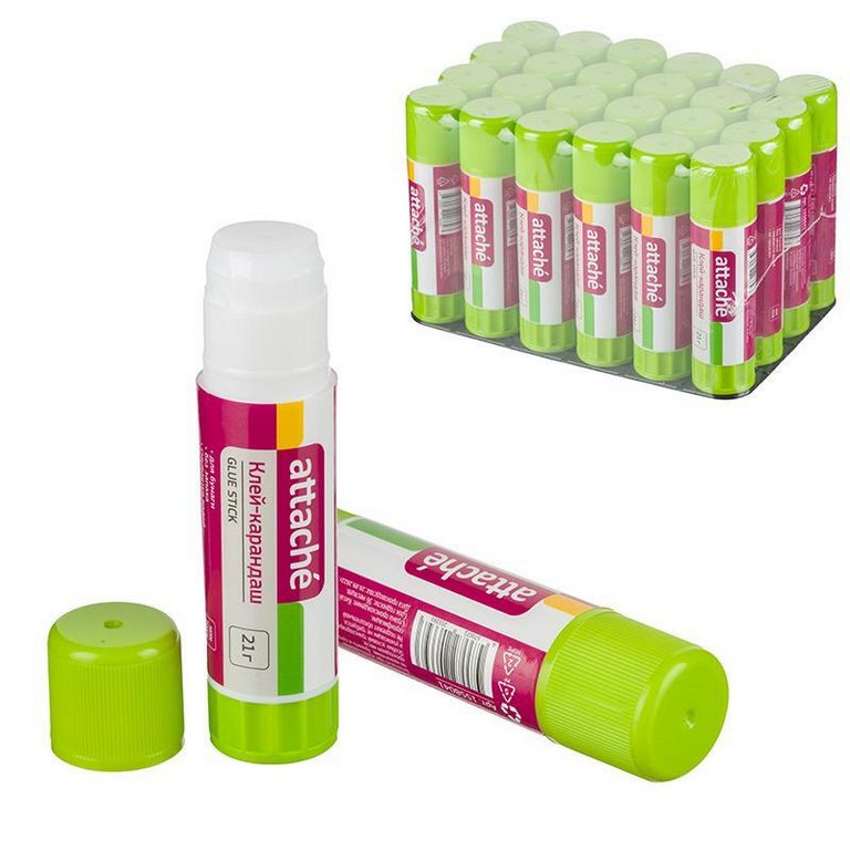 Клей карандаш Attache 21 гр  (ПВП)