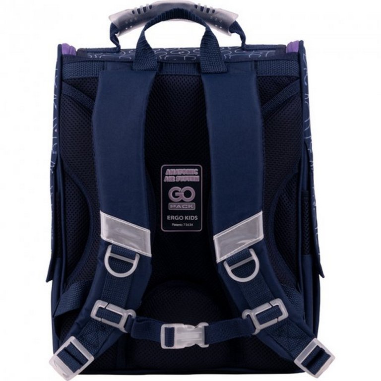 Ранец для девочки GoPack Education "Amazing Unicorn" 26*34*13 синий
