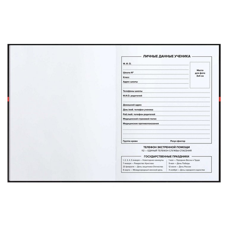 Дневник школьный твердая обложка, софт-тач ламинация вельвет "ФРАЗЫ С ХАРАКТЕРОМ" 48л