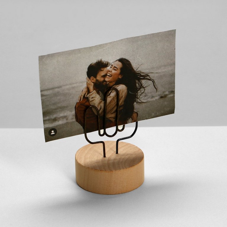 Мемо-клип  "Кактус" цв. чернёная бронза