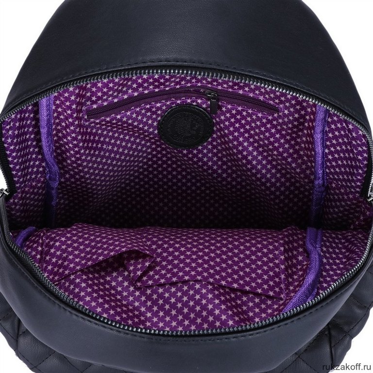 Рюкзак молодежный женский OrsOro иск. кожа, 31*26*13см, черный