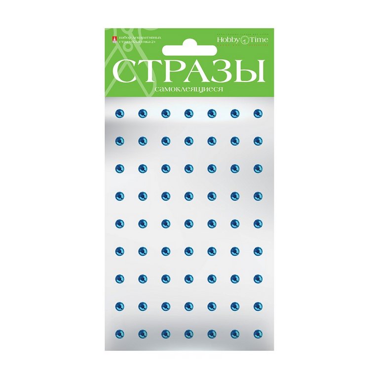 Стразы самоклеящиеся "Классика"  6мм 6 цв.