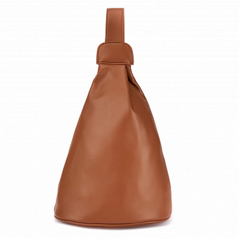 Рюкзак женский Jane's Story 25х30х16см, экокожа, коричневый