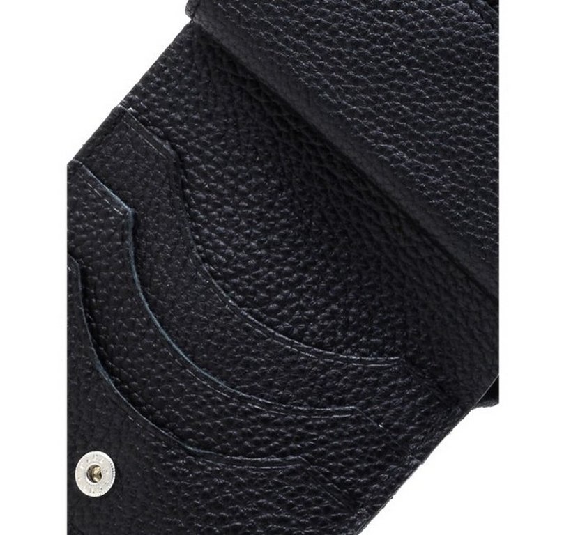 Портмоне D.Morelli женское "Монтана"  мини, нат.кожа, черное