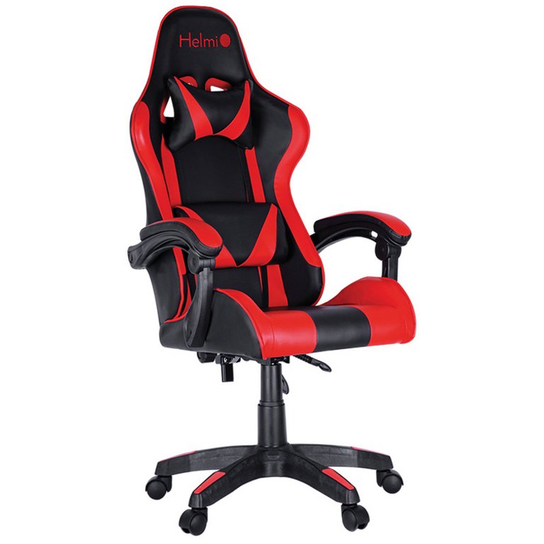 Кресло игровое Helmi HL-G05 "Effect" (иск.кожа, цв.черный/красный)
