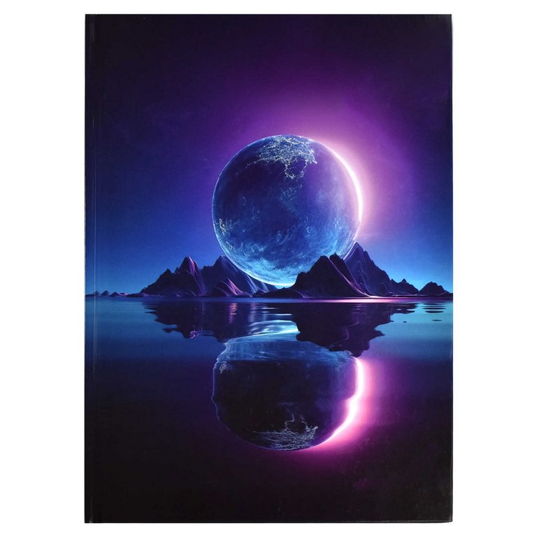 Тетрадь 96 лист А4  "ЗАТМЕНИЕ" тв. переплет