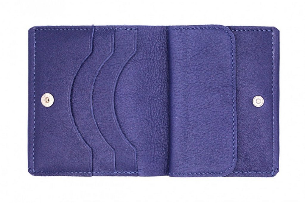 Портмоне D.Morelli женское "Монтана"  мини, нат.кожа, цв. фиолетовый