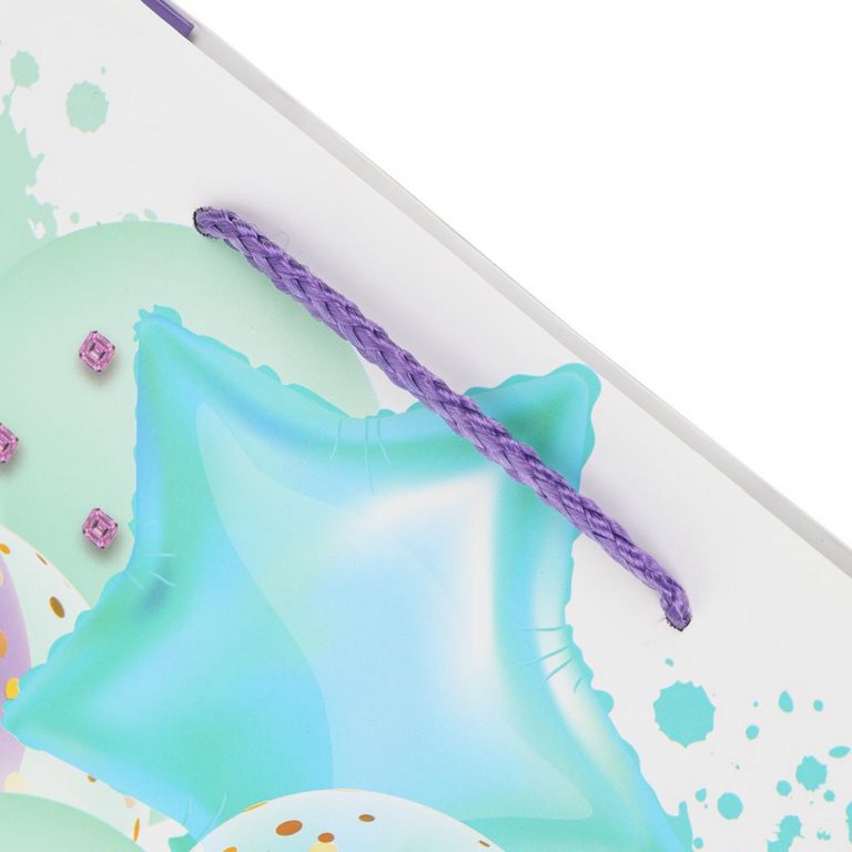 Пакет бумажный 26*32см ламинированный "Шары" ЧУДО ПРАЗДНИК