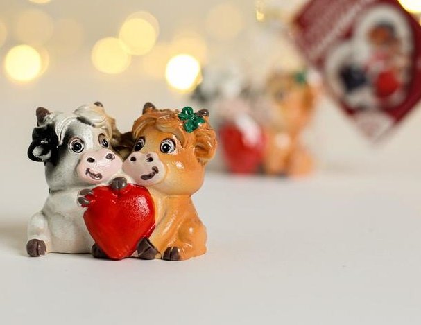 Сувенир "Талисман семейного счастья" 3х4см, Зимнее волшебство