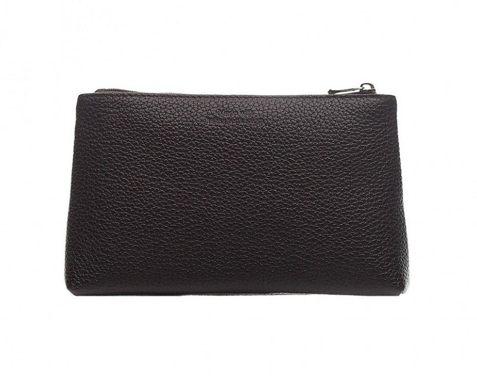 Косметичка D.Morelli "Patch" нат.кожа, бордо