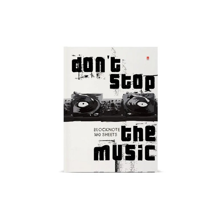 Бизнес-блокнот А6 160л., 105*148 мм, Альт "МУЗЫКА"