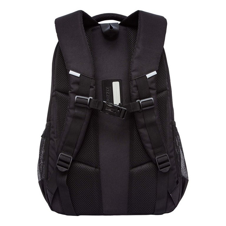 Рюкзак молодежный мужской Grizzly 47*32*17 см., черный