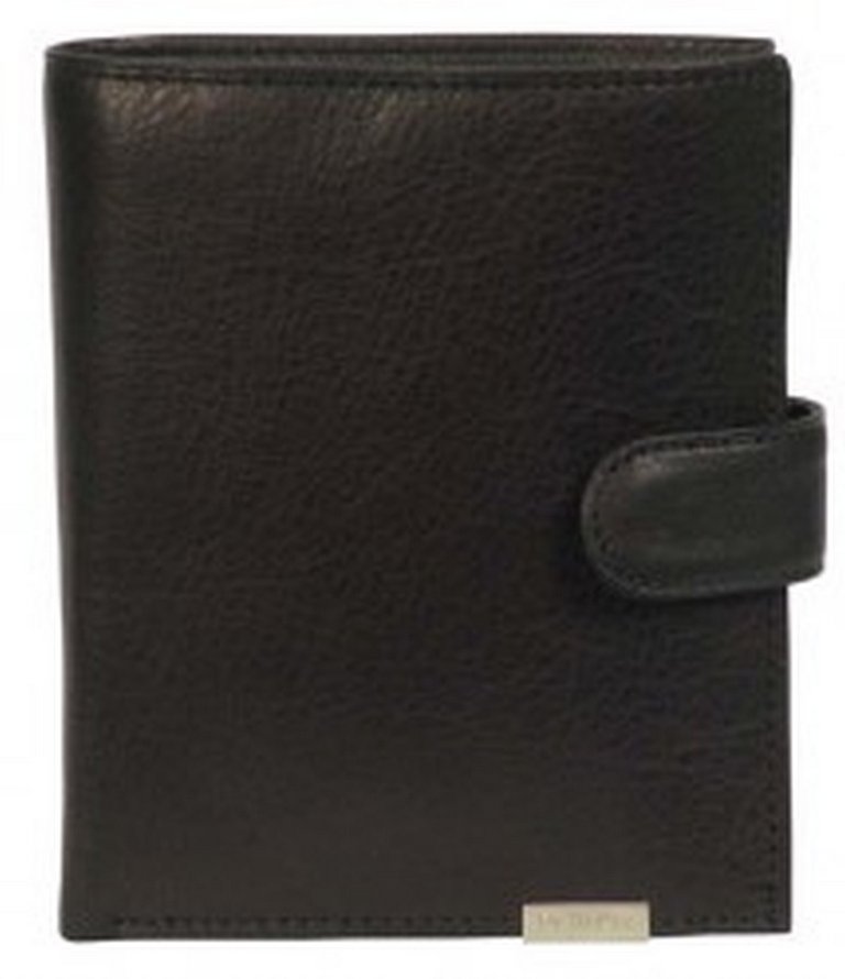 Портмоне Dr.Koffer с отдел. для вод.прав и ручкой (кожа), черный