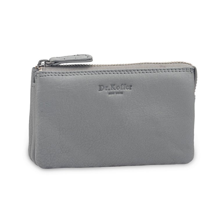 Футляр для ключей Dr.Koffer 8*13см, серый