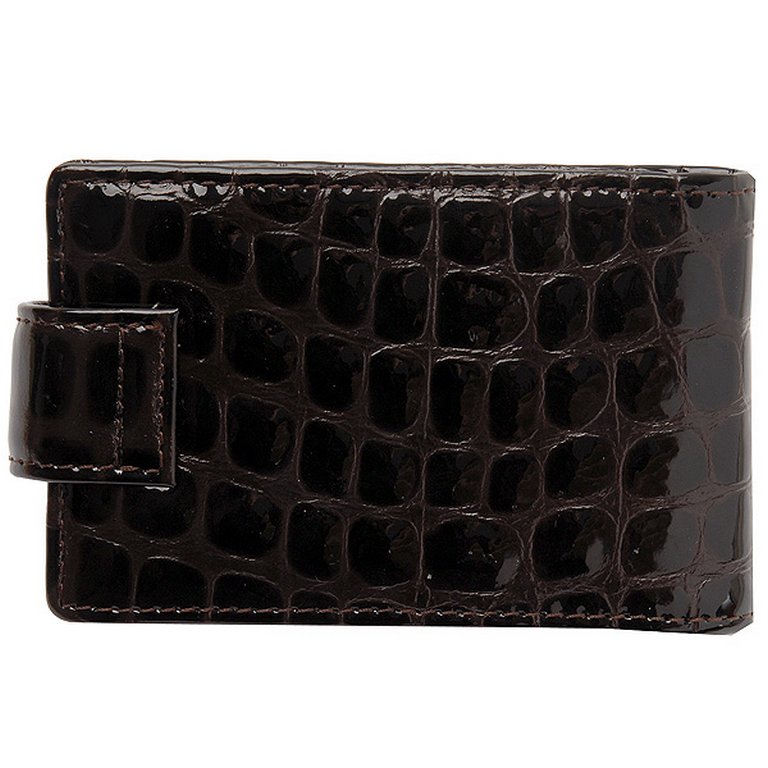 Визитница Dr.Koffer 11*7см на 48 визиток, коричневый