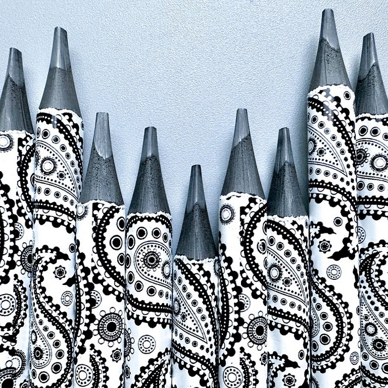 Карандаш ч/г HB с рис. трехгранный Bruno Visconti "ArtGraphix.  Cashmere pattern"