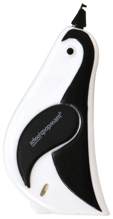 Корректирующая лента в диспен. 5 мм х 6 м "Пингвин"