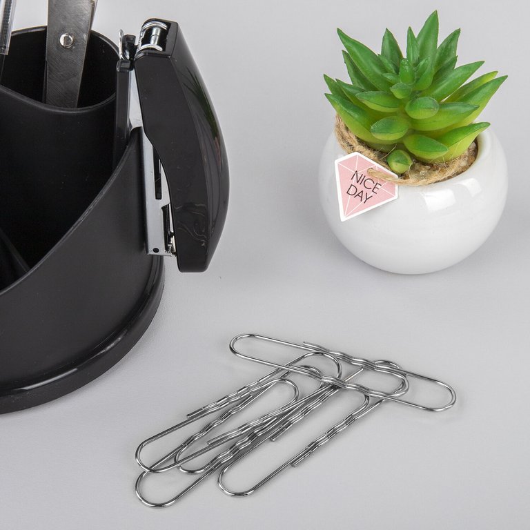 Скрепки 78 мм 50 шт/уп оцинкованные, гофрированные STAFF