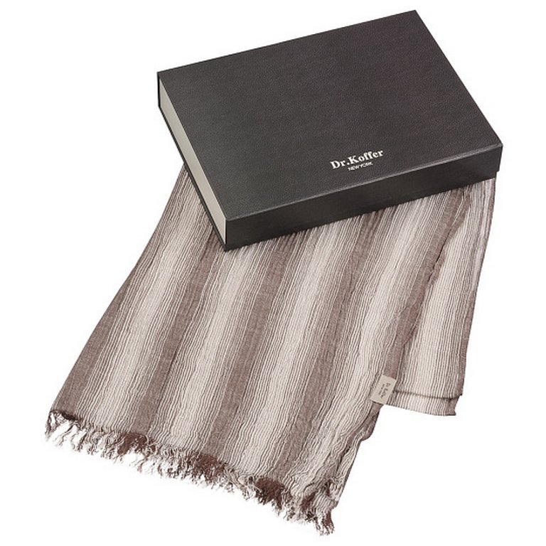 Шарф женский Dr.Koffer 180*60см, 70% хлопок, 30% вискоза