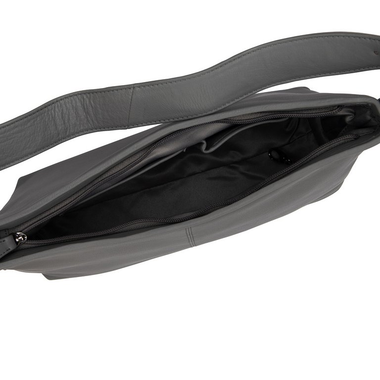 Сумка женская Dr.Koffer 32х23х12см см, нат.кожа серая