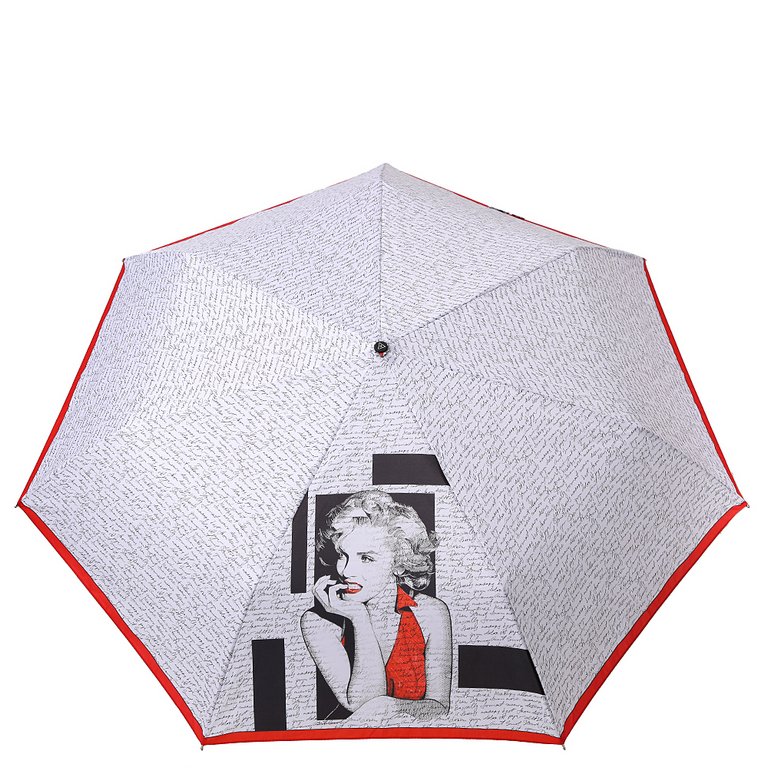 Зонт женский суперавтомат Fabretti, мини , 3 сложения, эпонж