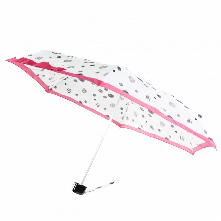 Зонт женский механика Fulton SketchedSpot "Горох зарисованный" диаметр купола 86см