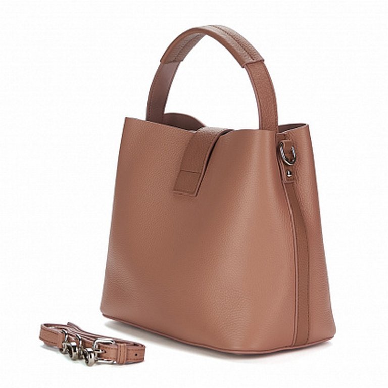 Сумка женская Jane's Story бежевая (таро), нат. кожа