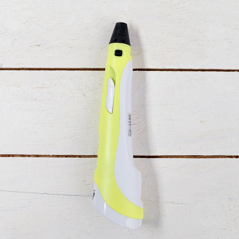 Ручка 3D Luazon (ABS и PLA) желтая, пластик в комплекте