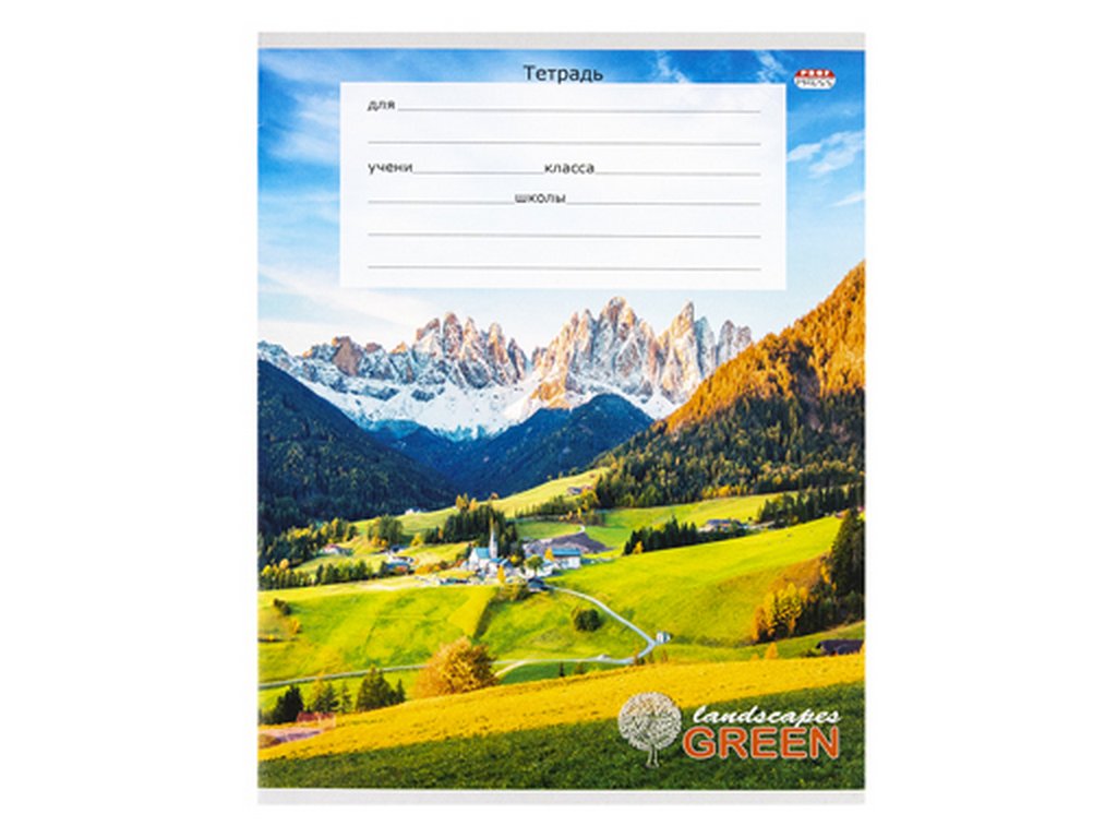 Тетрадь 12 лист кл. А5 "ВОСХИТИТЕЛЬНЫЙ ВИД-1" 5 ВИДОВ