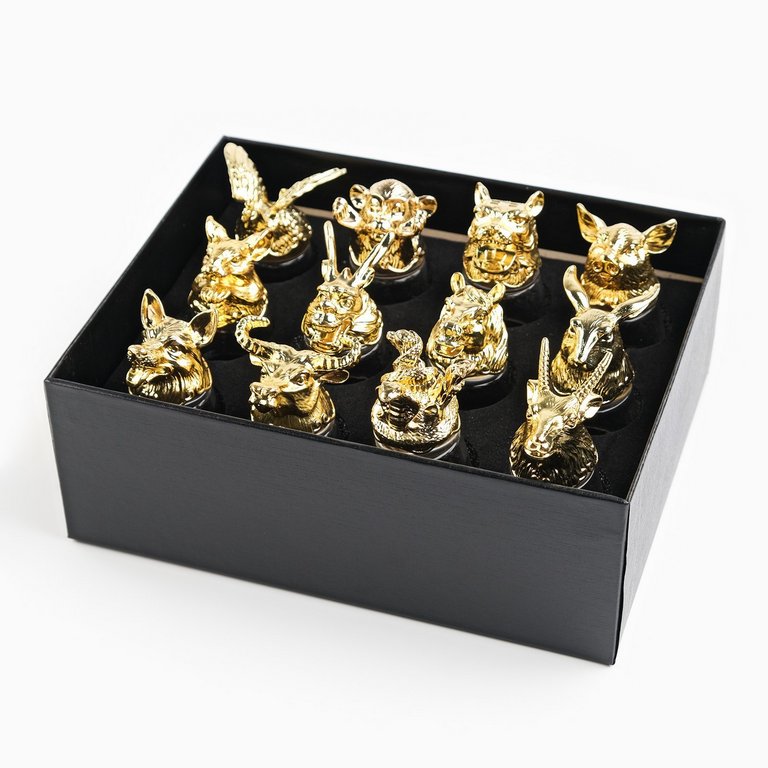 Набор подарочный рюмки-перевертыши 12 шт "Лучшему мужчине"