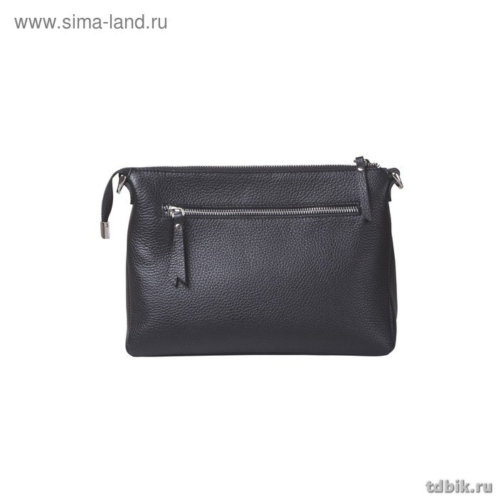 Сумка женская  D.Morelli, нат. кожа, фл.черный