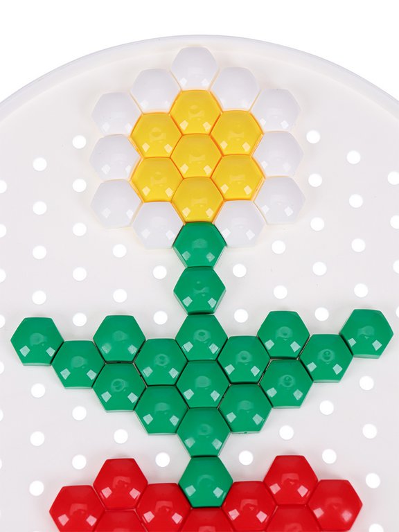 Мозаика из пластика Круглая 150 деталей, 3+ Рыжий КОТ