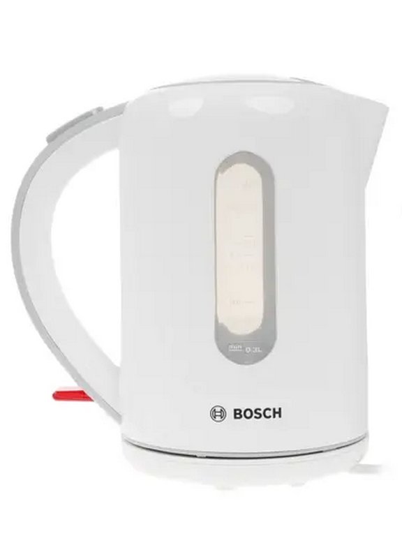 Чайник Bosch TWK7601, 1,7л, 2200 Вт, пластик, белый