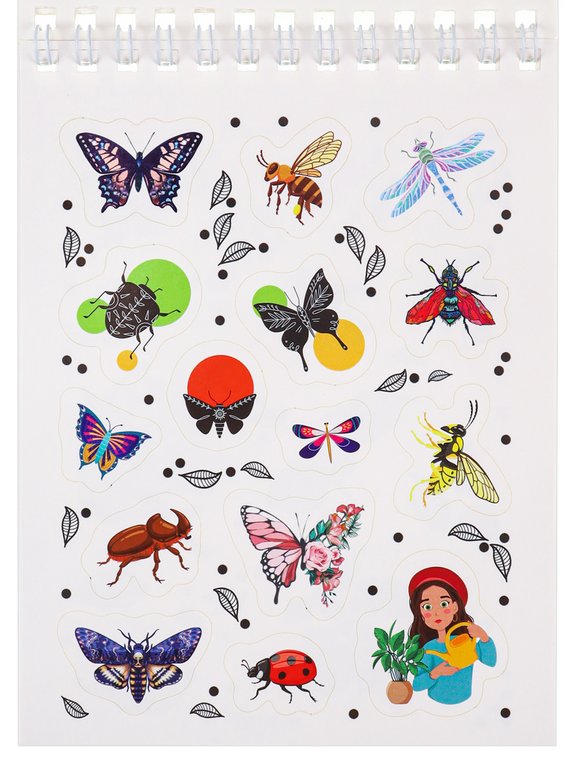 Набор наклеек 150 шт "Мои стихии" 15,7x13,5см, MILAND