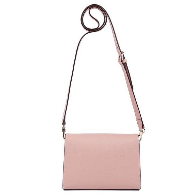 Сумка женская LEO VENTONI 22,5*18,5*8см, нат. кожа, розовый