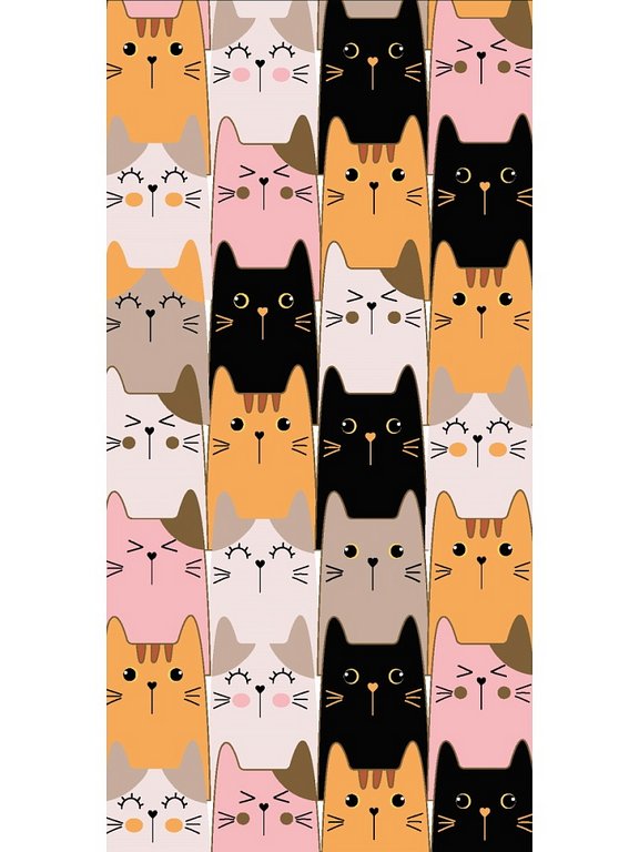 Конверт (для денег) без надписи (котики)