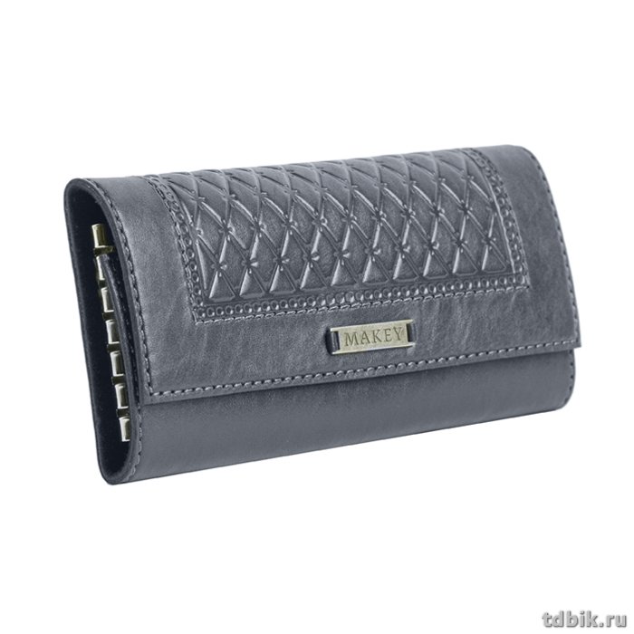 Футляр для ключей Макей  6,5*13,5 см, нат. кожа, цв. синий