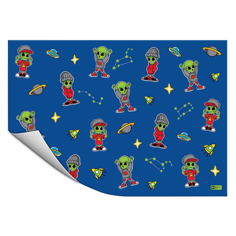 Клеёнка д/труда ПВХ 70х50см "Хип-хоп пришельцы"