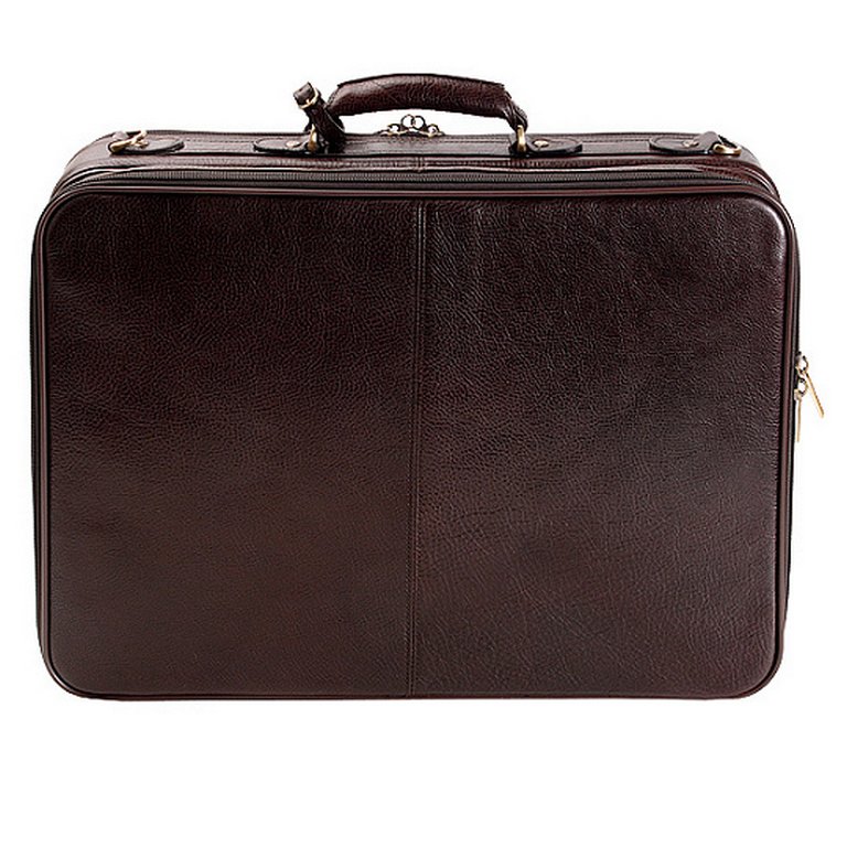Сумка дорожная Dr.Koffer, с портпледом, цвет коричневый