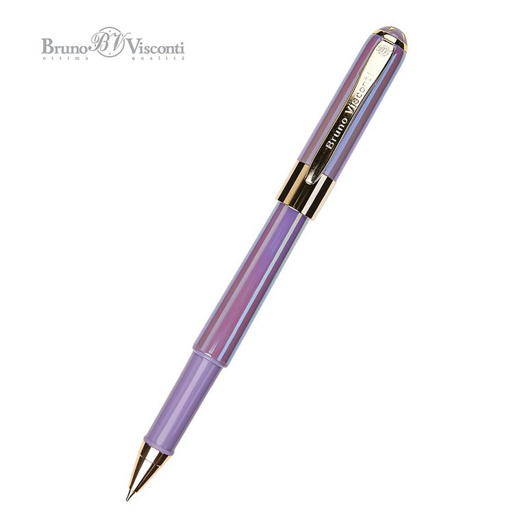 Ручка шариковая Bruno Visconti "Monaco Pearl" 0,5мм синяя (лавандовый корпус)
