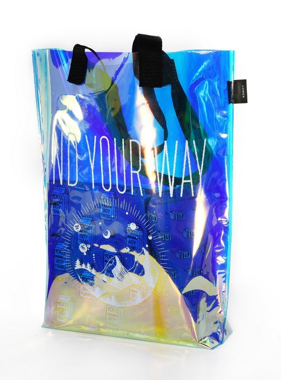 Сумка-шоппер "LOREX HOLO" с принтом серия HOROSCOPE 33х40х6 см