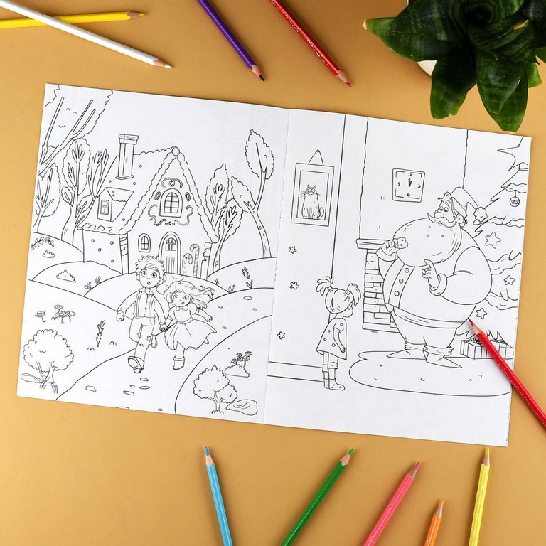 Раскраска А4 "Сказочная раскраска. Волшебные герои" 8л Феникс+