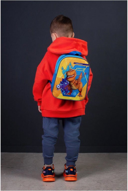 Рюкзак детский для мальчика "Турбозавры" 25х20,5х10 см.