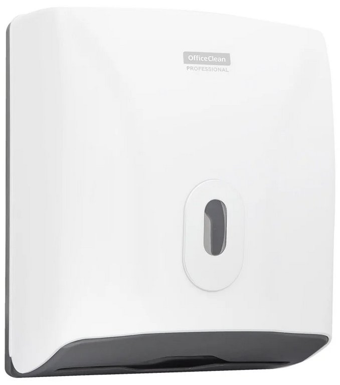 Диспенсер для бумажных полотенец OfficeClean Professional (H3)  пластик белый