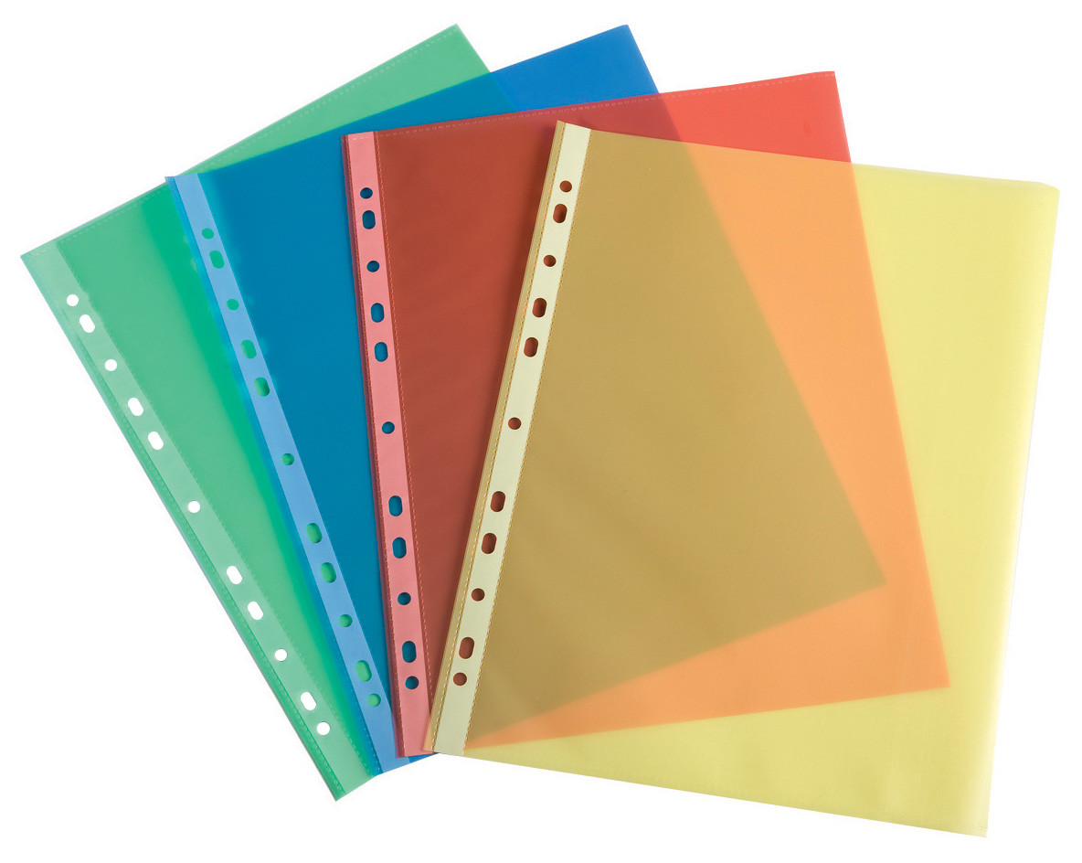 Проспект-обложка (мультифора) А4+ 30 мкм красная БЮРОКРАТ