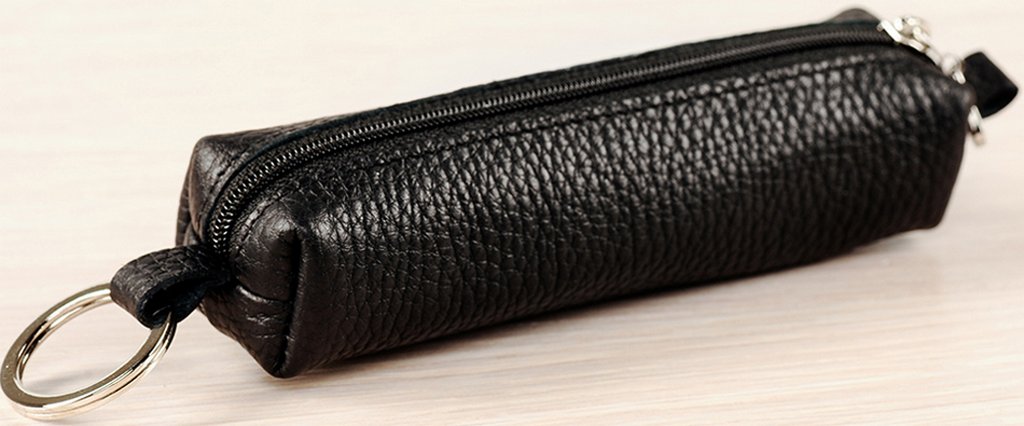 Футляр для ключей  D.Morelli "Texas" из нат.кожи, на молнии, коричневый